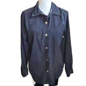 REGATTA black baby corduroy shacket M